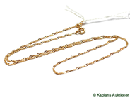 Pawnitems, Necklace, 18K 38cm 1,1g, in auction: Pawn – Tuesday 17 June 2008