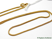 Pawnitems, Necklace, 21K 50cm 4,7g, in auction: Pawn – Tuesday 17 June 2008
