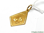 Pawnitems, Pendant, 22K 1,7g, in auction: Pawn – Tuesday 17 June 2008