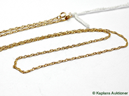 Pawnitems, Necklace, 18K 46cm 1,8g, in auction: Pawn – Tuesday 17 June 2008