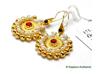 Pawnitems, Earrings, pair earrings 14K 7g, in auction: Pawn – Tuesday 17 June 2008