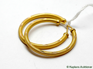 Pawnitems, Earrings, 21K 5,8g, in auction: Pawn – Tuesday 17 June 2008