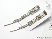Pawnitems, Earrings, pair earrings 18K white gold 3,6g, in auction: Pawn – Tuesday 17 June 2008