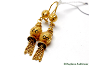 Pawnitems, Earrings, pair earrings 21K 5,3g, in auction: Pawn – Tuesday 17 June 2008