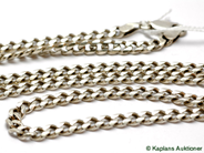 Pawnitems, Necklace, "curb" in silver (925) 54cm 28,4g, in auction: Pawn – Tuesday 17 June 2008