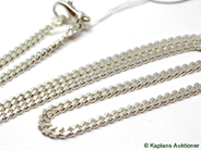 Pawnitems, Necklace, "curb" in silver (925) 50cm 22,1g, in auction: Pawn – Tuesday 17 June 2008