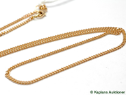 Pawnitems, Necklace, 18K "curb", in auction: Pawn – Tuesday 17 June 2008