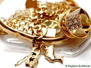 Pawnitems, Guldparti, 18K various skrot gold, in auction: Pawn – Tuesday 17 June 2008