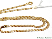 Pawnitems, Necklace, 18K "curb", in auction: Pawn – Tuesday 17 June 2008