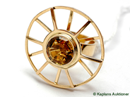 Pawnitems, Ring, 18K with stone, in auction: Pawn – Tuesday 17 June 2008