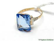 Pawnitems, Ring, 18K with stones, in auction: Pawn – Tuesday 17 June 2008