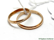 Pawnitems, Rings, 2st 14K, in auction: Pawn – Tuesday 17 June 2008