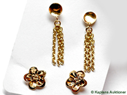 Pawnitems, Earrings, two Par,18K, in auction: Pawn – Tuesday 17 June 2008