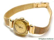 Pawnitems, Ladie´s wristwatch, Tissot manual wind 18K in ur & bracelet, in auction: Pawn – Tuesday 17 June 2008