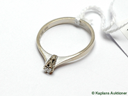 Pawnitems, Ring, 18K with diamond, in auction: Pawn – Tuesday 17 June 2008