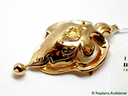 Pawnitems, Brooch, 18K, in auction: Pawn – Tuesday 17 June 2008