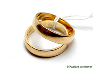 Pawnitems, Rings, 2st 18K plain engraved, in auction: Pawn – Tuesday 17 June 2008