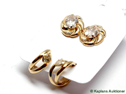 Pawnitems, Earrings, two Pair, in auction: Pawn – Tuesday 17 June 2008