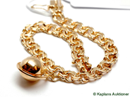 Pawnitems, Bracelet, 18K Bismarck with 1 Charm, in auction: Pawn – Tuesday 17 June 2008