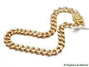 Pawnitems, Bracelet, 18K "curb", in auction: Pawn – Tuesday 17 June 2008