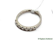 Pawnitems, Ring, 18K with diamonds 7xca0,04ct, in auction: Pawn – Tuesday 17 June 2008