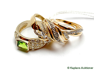 Pawnitems, Rings, 18K 4st with stones, in auction: Pawn – Tuesday 17 June 2008
