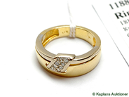 Pawnitems, Ring, 18K with diamonds, in auction: Pawn – Tuesday 17 June 2008