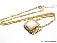 Pawnitems, Halscollier, 18K with stones, in auction: Pawn – Tuesday 17 June 2008