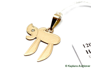 Pawnitems, Pendant, 18K graverat, in auction: Pawn – Tuesday 17 June 2008