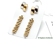 Pawnitems, Earrings, two pair, in auction: Pawn – Tuesday 17 June 2008