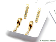Pawnitems, Earrings, two pair, in auction: Pawn – Tuesday 17 June 2008