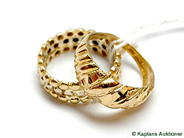 Pawnitems, Rings, 2st 18K, in auction: Pawn – Tuesday 17 June 2008