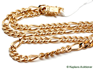 Pawnitems, Necklace, 18K Figaro, in auction: Pawn – Tuesday 17 June 2008