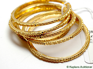 Pawnitems, Bangles, 6st, in auction: Pawn – Tuesday 17 June 2008