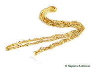 Pawnitems, Necklace, 21K, in auction: Pawn – Tuesday 17 June 2008