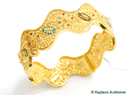 Pawnitems, Bangle, 21K, in auction: Pawn – Tuesday 17 June 2008