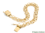 Pawnitems, Bracelet, 18K trasigt, in auction: Pawn – Tuesday 17 June 2008