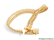 Pawnitems, Bracelet, 18K "fishbone", in auction: Pawn – Tuesday 17 June 2008