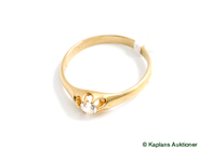 Pawnitems, Ring, 18K with stone, in auction: Pawn – Tuesday 17 June 2008