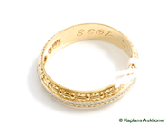Pawnitems, Ring, 18K engraved, in auction: Pawn – Tuesday 17 June 2008