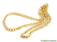 Pawnitems, Necklace, 18K "curb", in auction: Pawn – Tuesday 17 June 2008