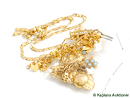 Pawnitems, Guldparti, 18K various guldsmycken, in auction: Pawn – Tuesday 17 June 2008