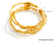 Pawnitems, Bangles, 4st  21K, in auction: Pawn – Tuesday 17 June 2008