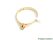 Pawnitems, Ring, 18K with diamond ca0,05ct, in auction: Pawn – Tuesday 17 June 2008