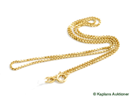 Pawnitems, Necklace, 18K Box-chain, in auction: Pawn – Tuesday 17 June 2008