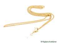 Pawnitems, Necklace, 18K "curb", in auction: Pawn – Tuesday 17 June 2008
