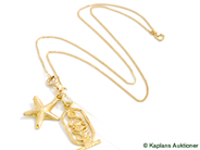 Pawnitems, Necklace, 18K with 2 Pendants, in auction: Pawn – Tuesday 17 June 2008