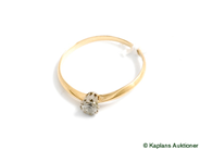 Pawnitems, Ring, 18K with stone, in auction: Pawn – Tuesday 17 June 2008