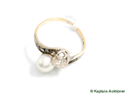 Pawnitems, Ring, 18K with en diamond gammelslipad, in auction: Pawn – Tuesday 17 June 2008