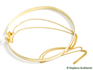Pawnitems, Guldparti, 14K 1 Bangle något orund, in auction: Pawn – Tuesday 17 June 2008